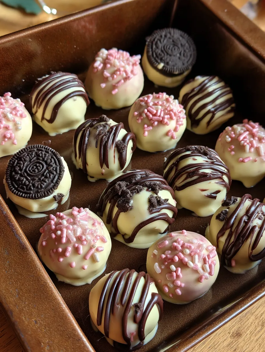 A tray of chocolate and vanilla flavored cookies.