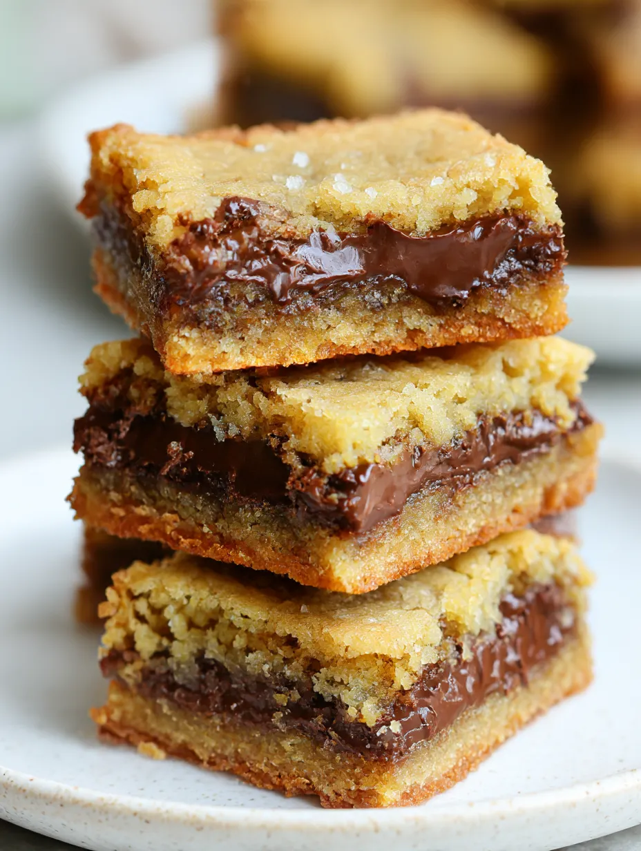 Fudge Stuffed Blondies