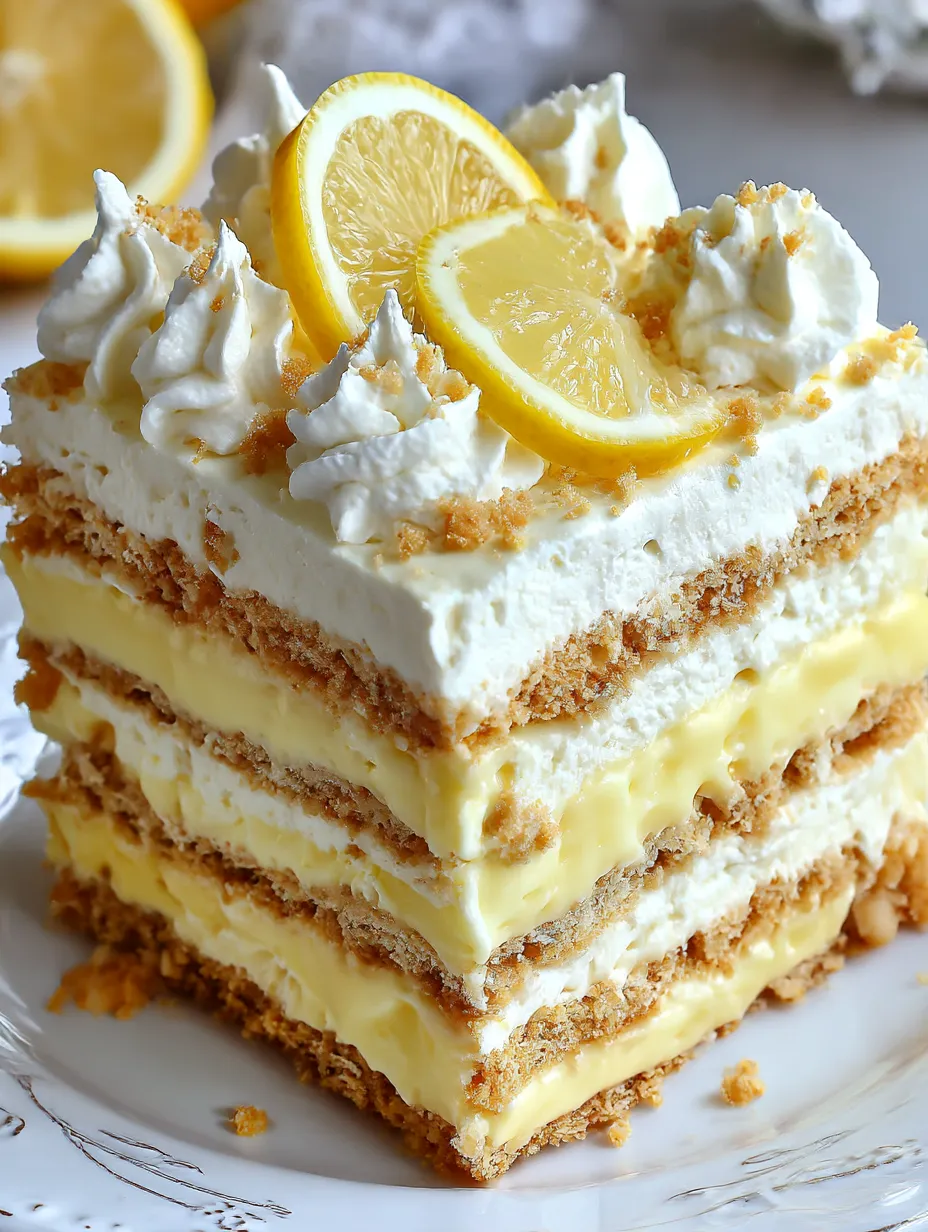 Lemon Eclair Cake