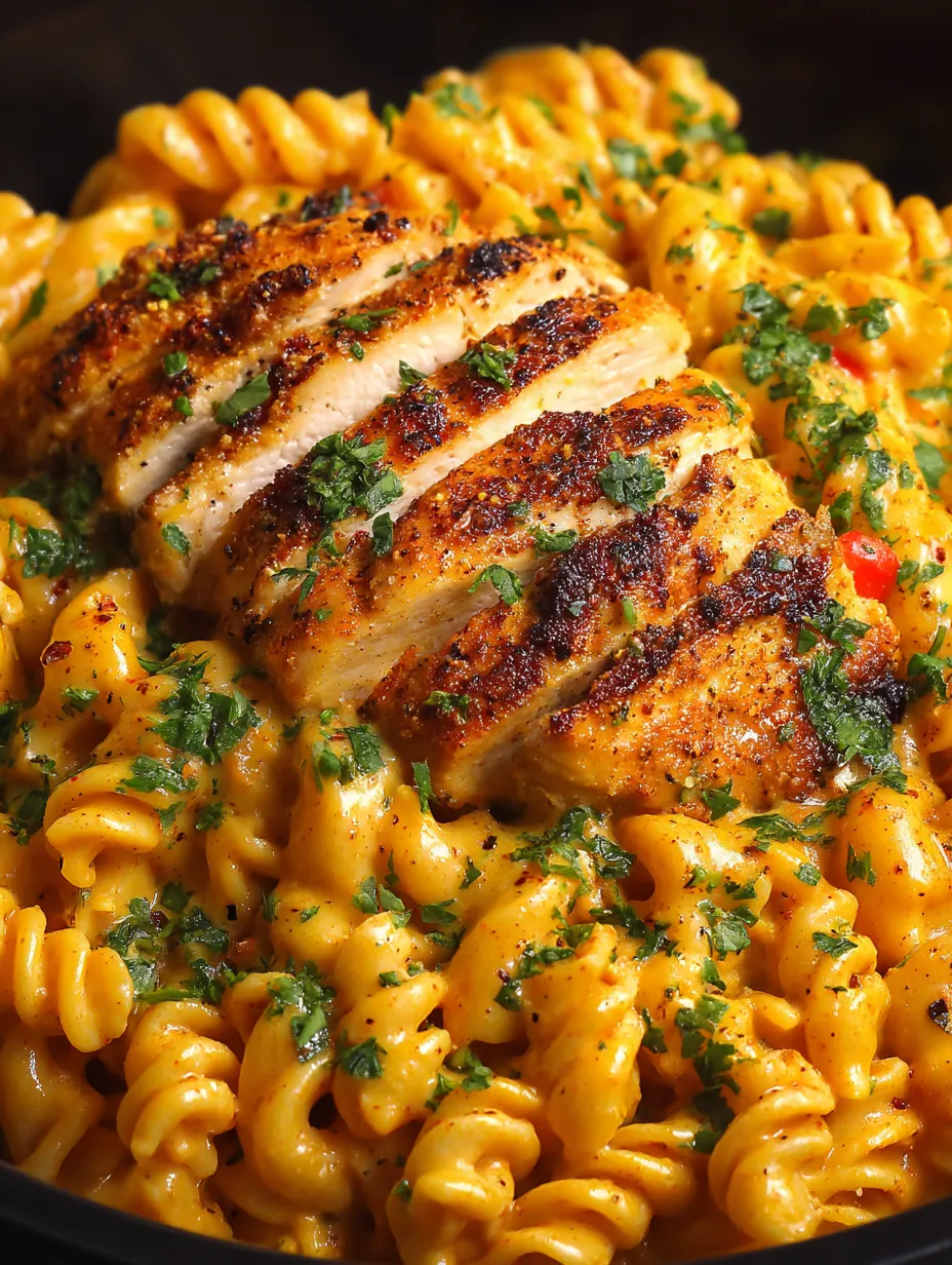 A plate of food with chicken and noodles.