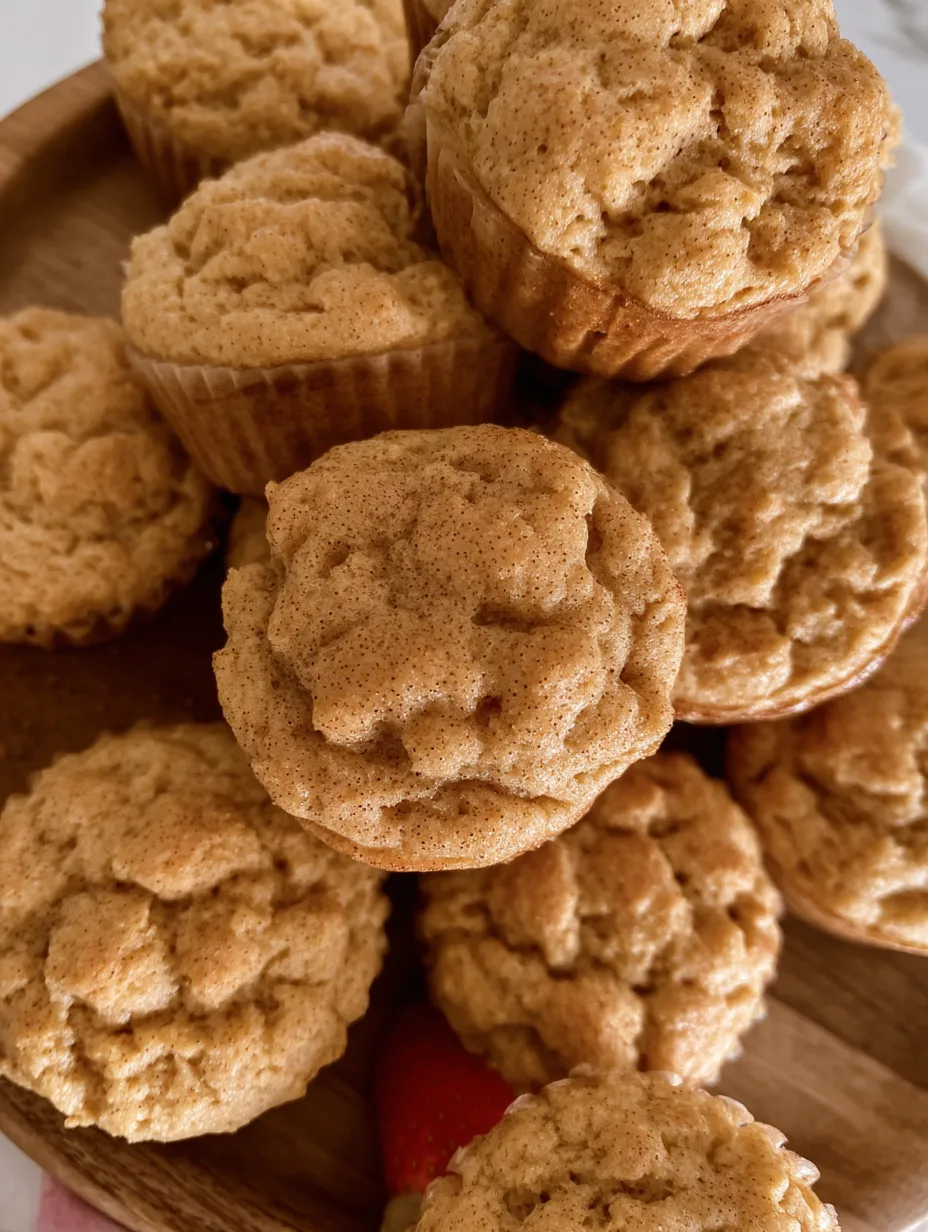 A plate of muffins with a tomato on it.