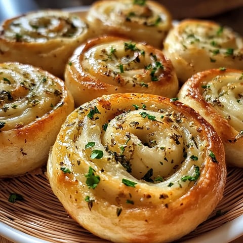 Effortless Garlic Swirl Rolls