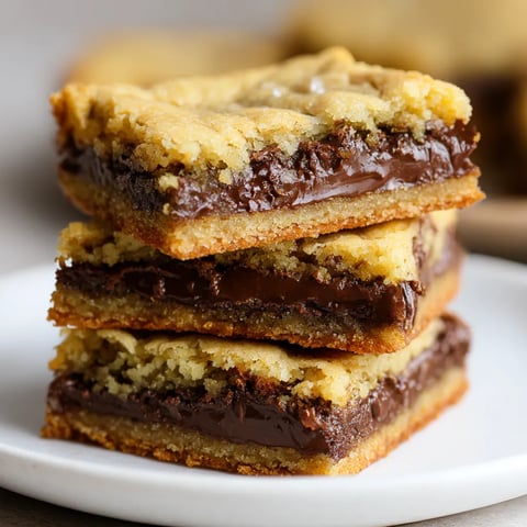 Fudge Stuffed Blondies